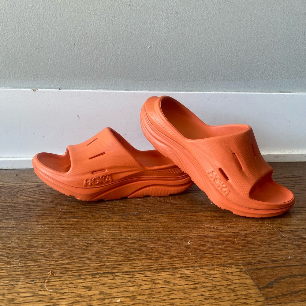 Hoka One One Ora Recovery Slide Sandals Orange